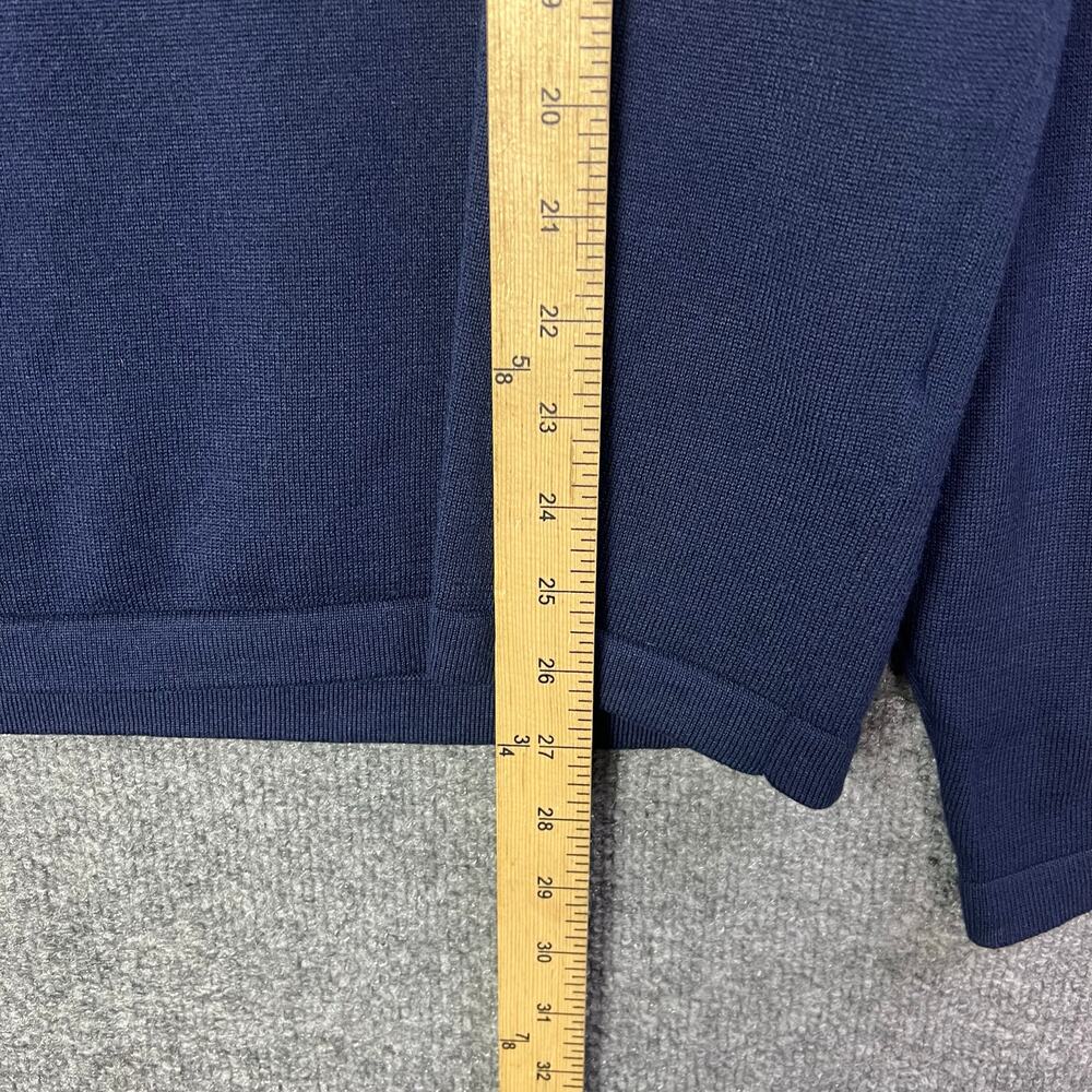 RLX Ralph Lauren Mens‎ M Blue Wool Blend USA 2018 Crew Neck Pullover Sweater - Picture 7 of 11